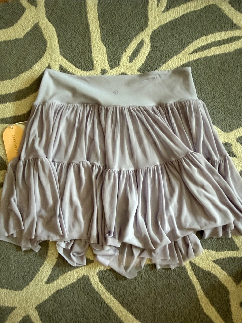 Blogilates Lavender Skort Crossover Waistband - Picture 4 of 5